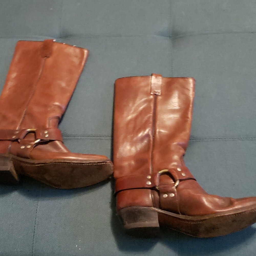 Wrangler Harness Boots, Size 8.5 D